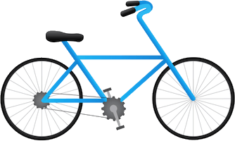 blue bike