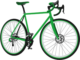 green bike